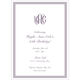 Grand Border Letterpress Invitations Image 3 of 5